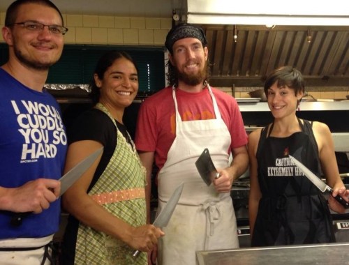 Acro Revolution kitchen crew