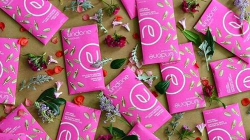 Chocolate bars and flowers